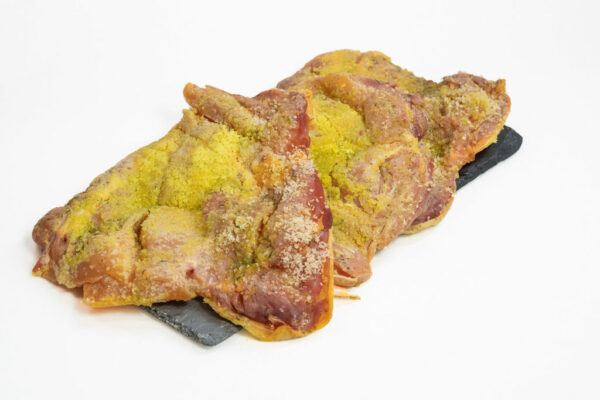 Cosce di pollo disossate marinate